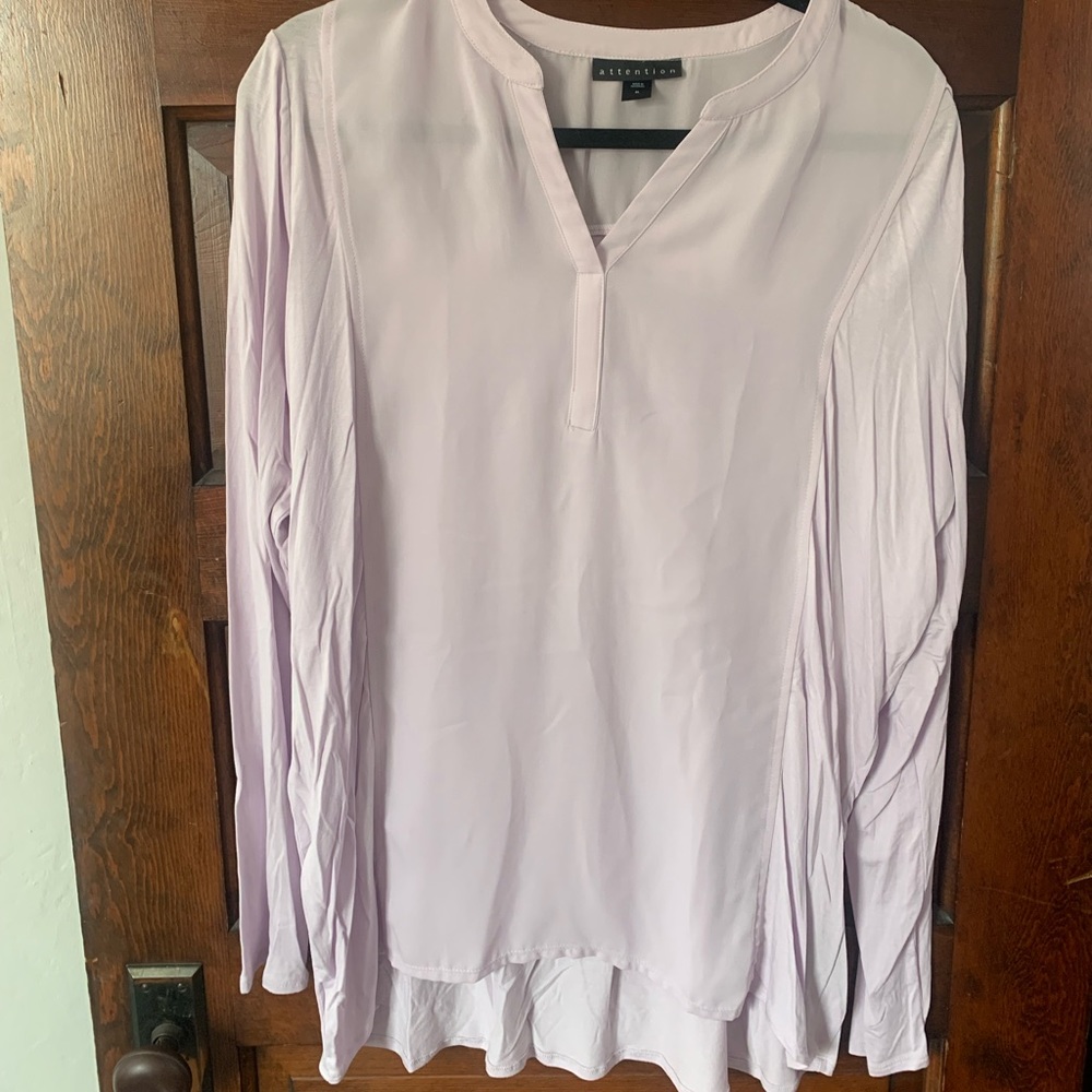 Lilac Business Blouse